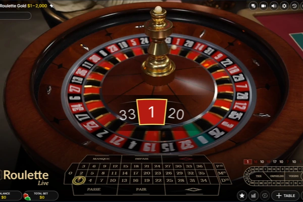 French Roulette Gold 3